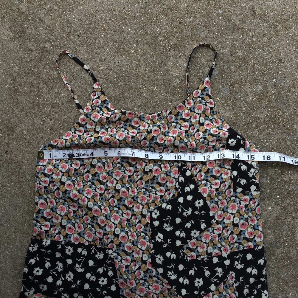 TopShop Petite floral flower print romper size 2 - Picture 4 of 6